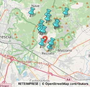Mappa Via di Vittorio, 25082 Botticino BS, Italia (2.76538)