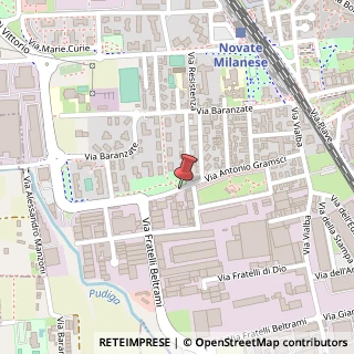 Mappa Via A. Gramsci, 37, 20026 Novate Milanese, Milano (Lombardia)