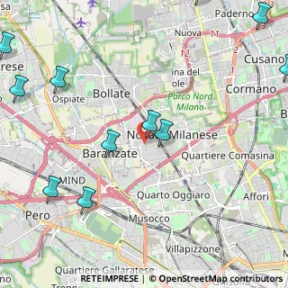 Mappa Via Gramsci, 20026 Novate Milanese MI, Italia (3.06)
