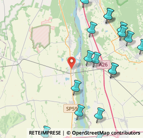 Mappa SP 65, 13030 Ghislarengo VC, Italia (6.0925)