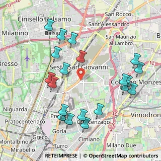 Mappa Viale Thomas Alva Edison, 20099 Sesto San Giovanni MI, Italia (2.236)