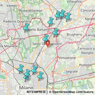 Mappa Viale Thomas Alva Edison, 20099 Sesto San Giovanni MI, Italia (5.11)