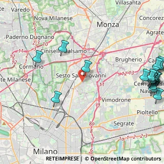 Mappa Viale Thomas Alva Edison, 20099 Sesto San Giovanni MI, Italia (6.5155)