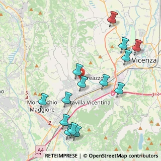 Mappa Via Valchiampo, 36051 Creazzo VI, Italia (4.64286)