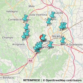 Mappa Via Valchiampo, 36051 Creazzo VI, Italia (6.29625)