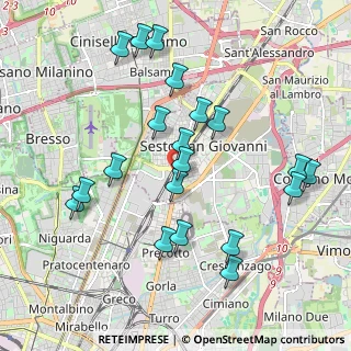 Mappa Viale Ercole Marelli, 20099 Sesto San Giovanni MI, Italia (2.0445)