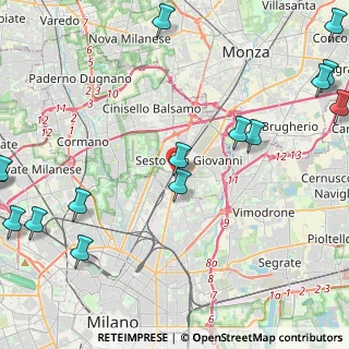 Mappa Viale Ercole Marelli, 20099 Sesto San Giovanni MI, Italia (6.6075)