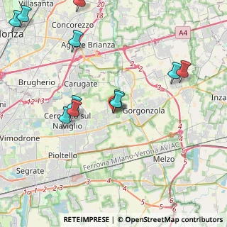 Mappa Piazza Marie Curie, 20060 Bussero MI, Italia (5.24833)