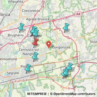 Mappa Piazza Marie Curie, 20060 Bussero MI, Italia (4.50273)