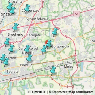 Mappa Piazza Marie Curie, 20060 Bussero MI, Italia (6.04733)