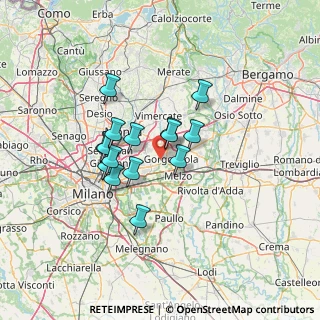 Mappa Piazza Marie Curie, 20060 Bussero MI, Italia (10.234)