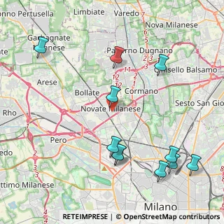 Mappa Via Giovanni Verga, 20026 Novate Milanese MI, Italia (4.88)