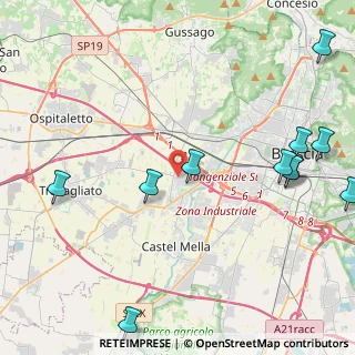 Mappa Via Don Carlo Vezzoli, 25030 Roncadelle BS, Italia (5.63364)