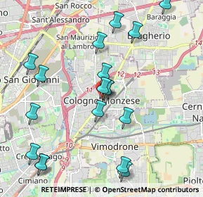 Mappa Via San Marco, 20093 Cologno Monzese MI, Italia (2.20889)