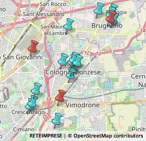 Mappa Via San Marco, 20093 Cologno Monzese MI, Italia (2.01444)