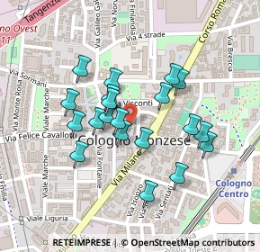 Mappa Via San Marco, 20093 Cologno Monzese MI, Italia (0.187)