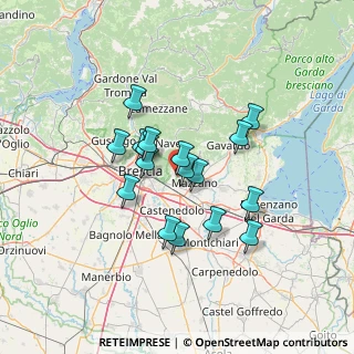 Mappa Via Artigianale, 25082 Botticino BS, Italia (10.72)