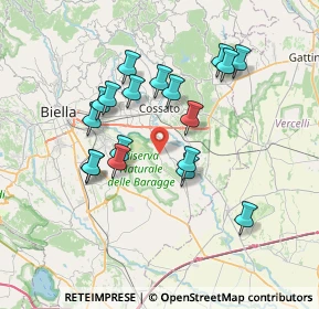 Mappa Via Castellengo, 13836 Cossato BI, Italia (6.57667)