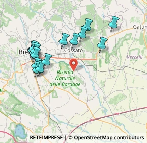 Mappa Via Castellengo, 13836 Cossato BI, Italia (7.9925)