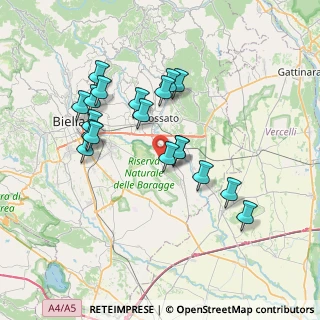 Mappa Via Castellengo, 13836 Cossato BI, Italia (6.75158)