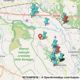 Mappa Via Castellengo, 13836 Cossato BI, Italia (2.5815)
