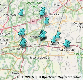 Mappa Via C. D'Adda, 20062 Cassano d'Adda MI, Italia (6.0975)