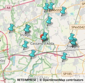 Mappa Via C. D'Adda, 20062 Cassano d'Adda MI, Italia (4.09467)