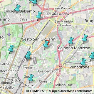 Mappa Via delle Industrie, 20099 Bernareggio MB, Italia (3.6875)