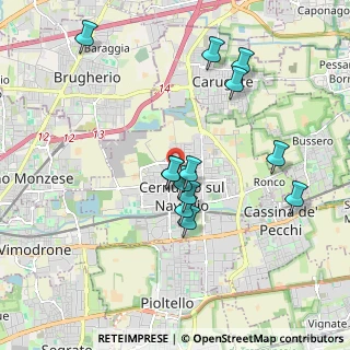 Mappa Via Giacomo Leopardi, 20063 Cernusco sul Naviglio MI, Italia (1.73385)