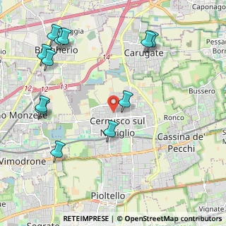 Mappa Via Giacomo Leopardi, 20063 Cernusco sul Naviglio MI, Italia (2.6025)