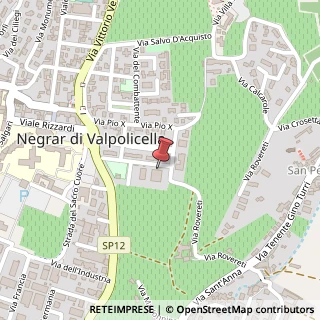 Mappa Via degli Alpini, 13, 37024 Negrar, Verona (Veneto)