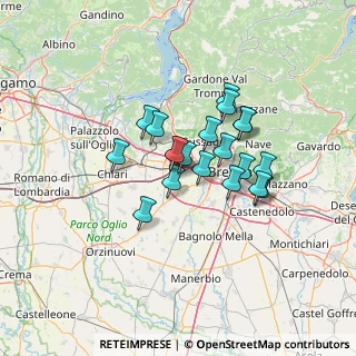Mappa Via S. Francesco D'Assisi, 25039 Travagliato BS, Italia (9.7945)