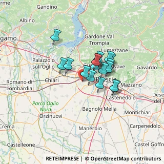 Mappa Via S. Francesco D'Assisi, 25039 Travagliato BS, Italia (9.21412)