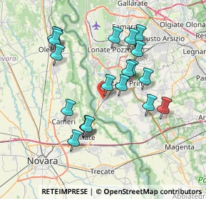 Mappa Via Roma, 20029 Turbigo MI, Italia (7.1445)