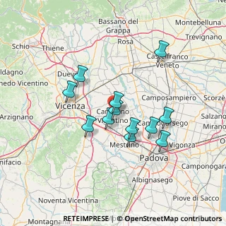 Mappa Via Badia, 36043 Camisano Vicentino VI, Italia (11.39833)