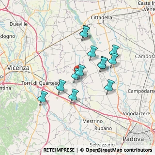 Mappa Via Badia, 36043 Camisano Vicentino VI, Italia (6.06923)
