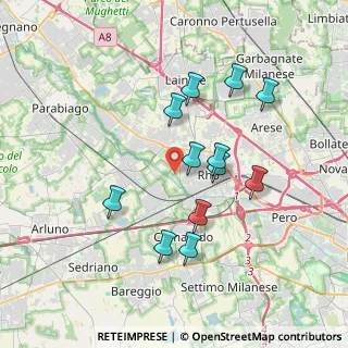 Mappa Via I Maggio, 20017 Rho MI, Italia (3.36167)