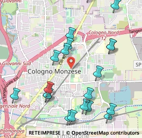 Mappa Via Generale dalla Chiesa, 20093 Cologno Monzese MI, Italia (1.2025)