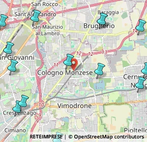 Mappa Via Generale dalla Chiesa, 20093 Cologno Monzese MI, Italia (3.28267)