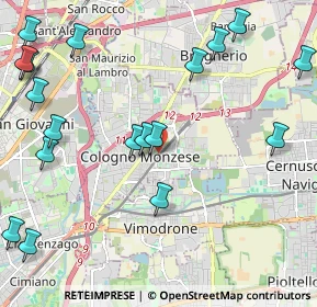 Mappa Via Generale dalla Chiesa, 20093 Cologno Monzese MI, Italia (2.892)