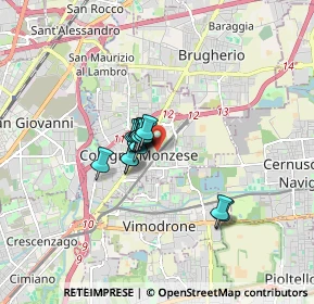 Mappa Via Generale dalla Chiesa, 20093 Cologno Monzese MI, Italia (0.95643)