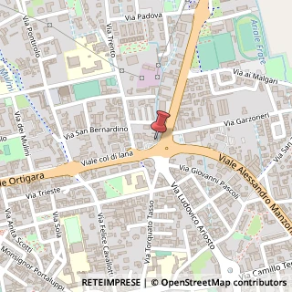 Mappa Viale Col di Lana, 23, 24047 Crema, Cremona (Lombardia)