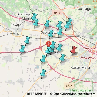 Mappa Via dei Sambrioli, 25039 Travagliato BS, Italia (3.298)