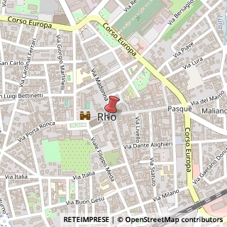 Mappa Piazza San Vittore, 15, 20017 Rho, Milano (Lombardia)
