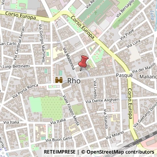Mappa Via Pom?, 8, 20017 Rho, Milano (Lombardia)