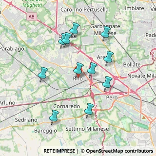 Mappa Piazza S. Vittore, 20017 Rho MI, Italia (3.58182)