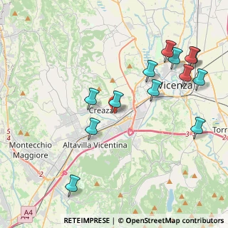 Mappa Viale Italia, 36051 Vicenza VI, Italia (4.64385)