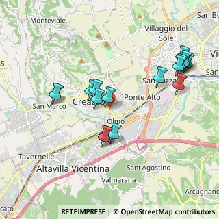 Mappa Viale Italia, 36051 Vicenza VI, Italia (2.03412)
