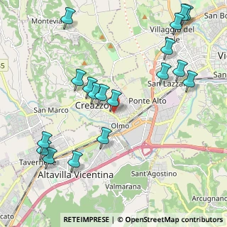 Mappa Viale Italia, 36051 Vicenza VI, Italia (2.46556)