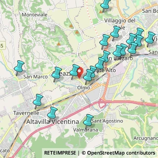 Mappa Viale Italia, 36051 Vicenza VI, Italia (2.384)